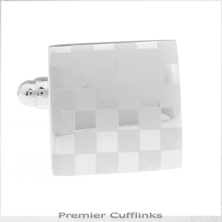 5x5 Checkboard Cufflinks