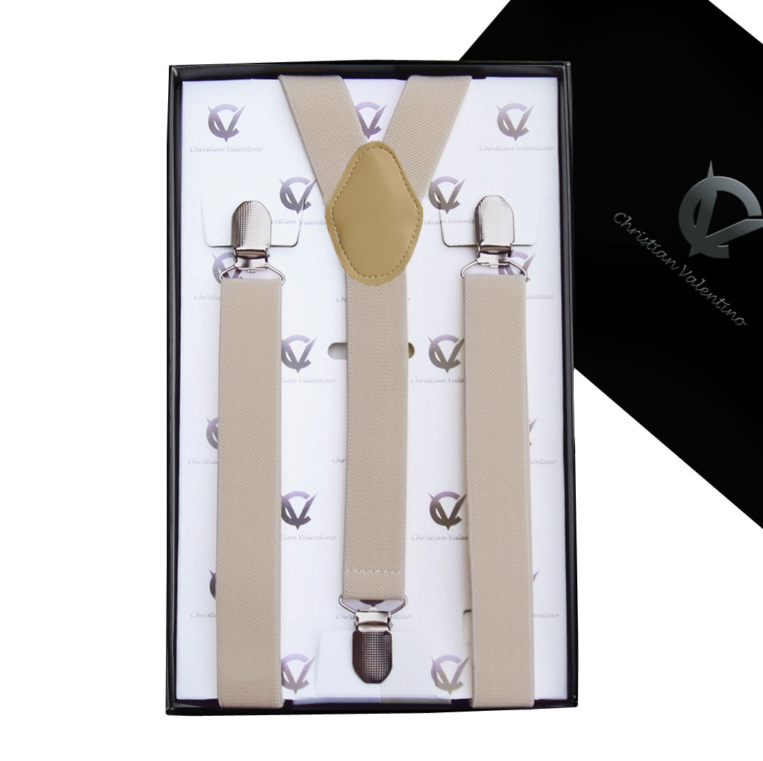 Beige Men's braces