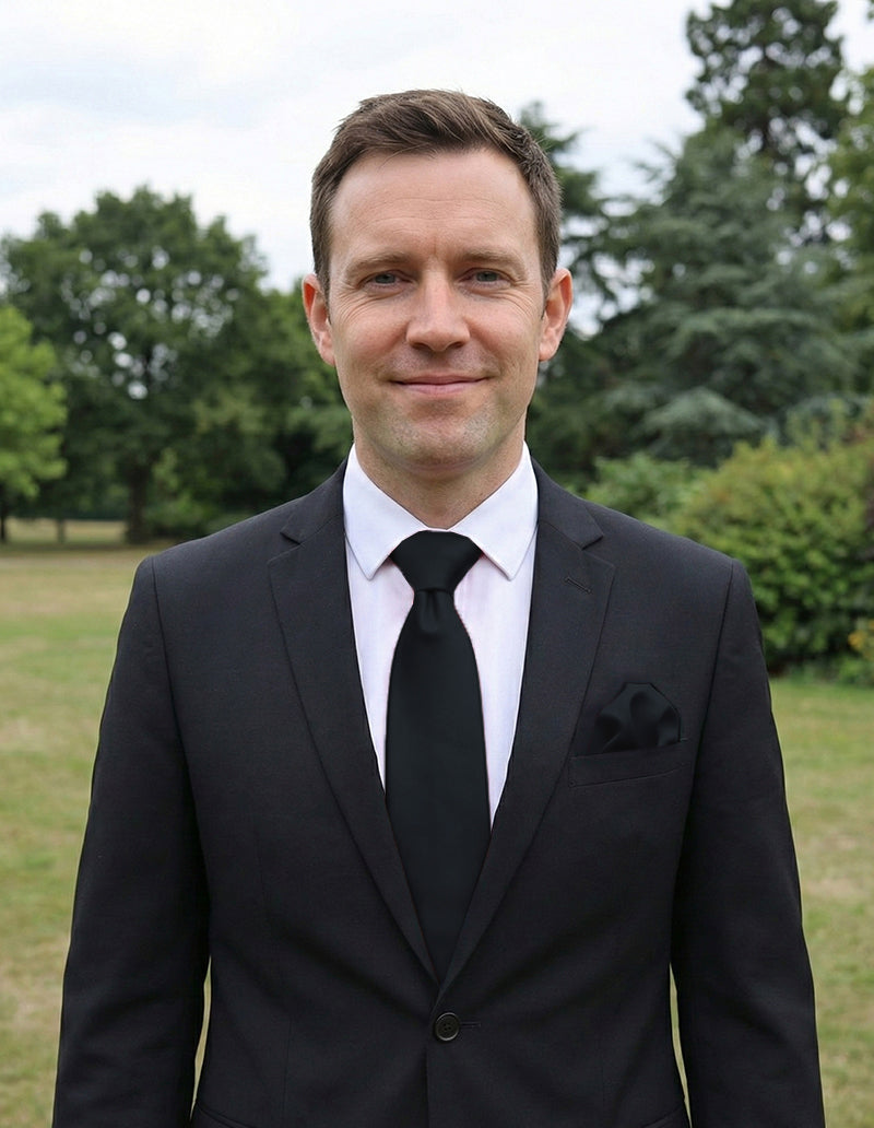 Mens Black Tie