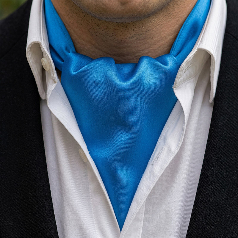 Cobalt Blue Ascot Cravat
