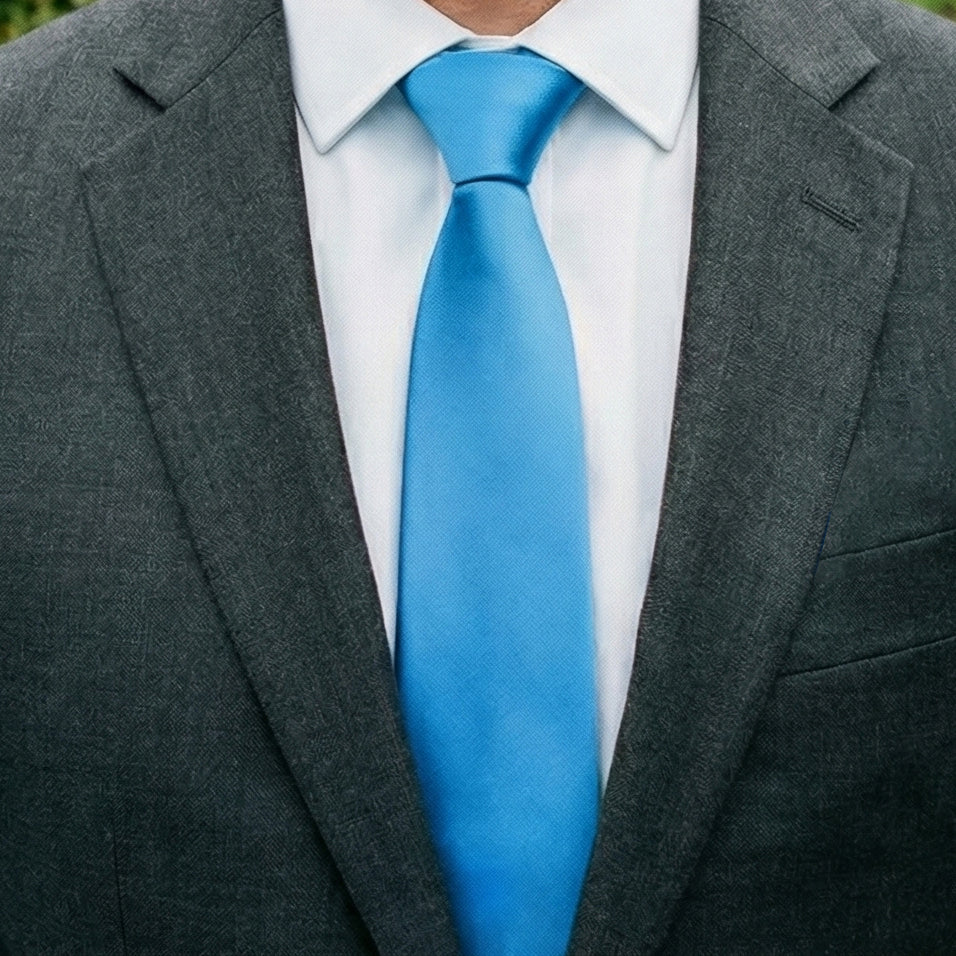 Mens Cobalt Blue Tie