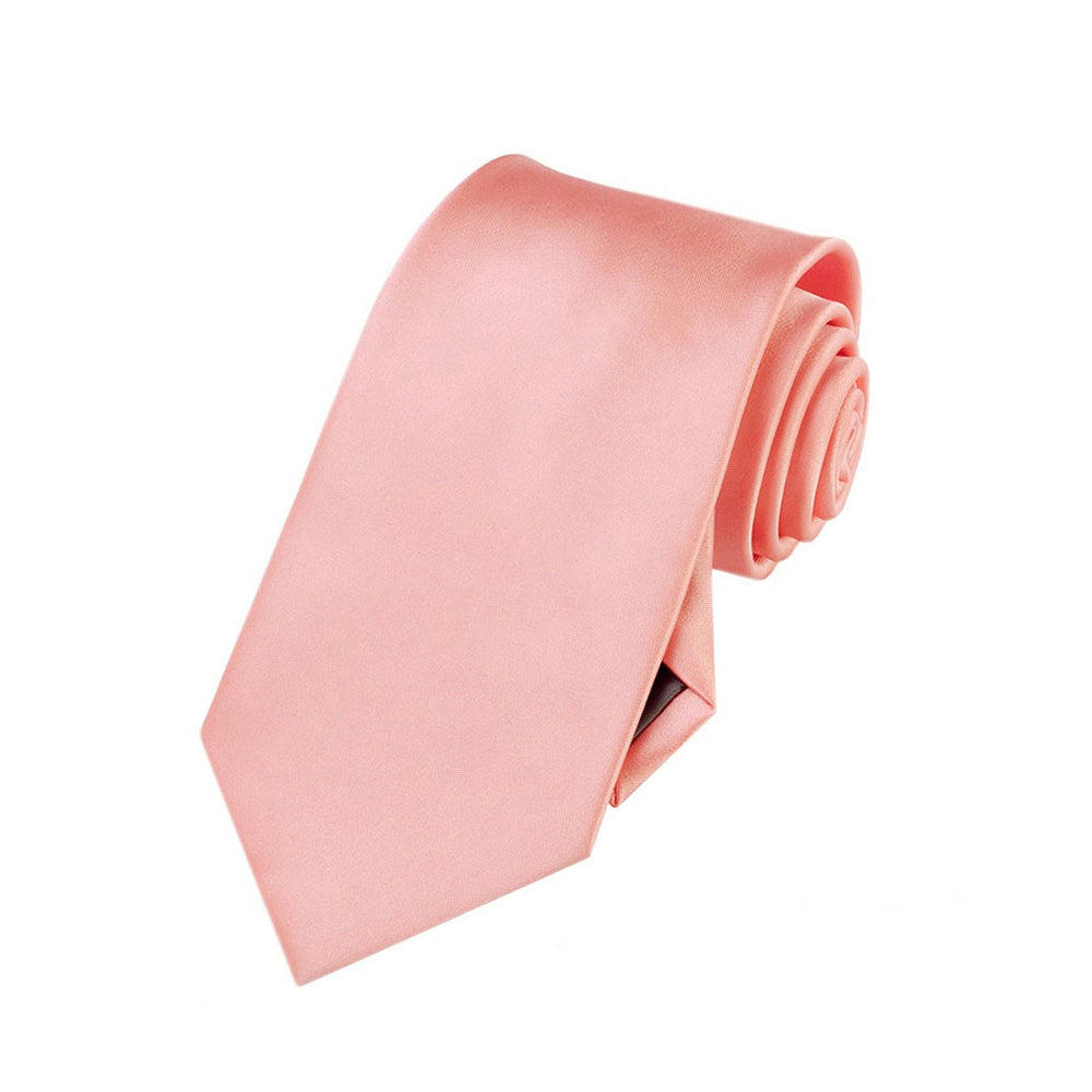 Boys Coral Salmon Tie
