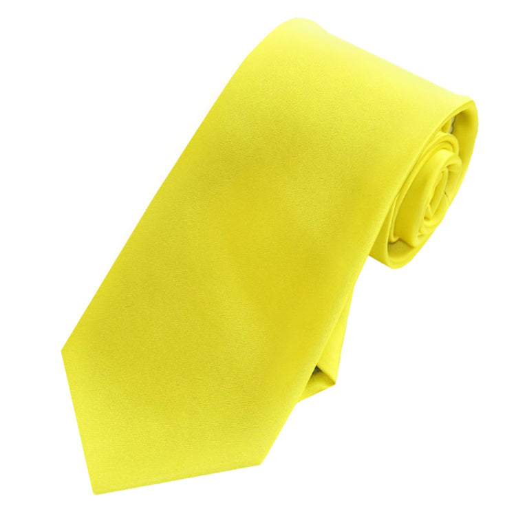 yellow slim tie
