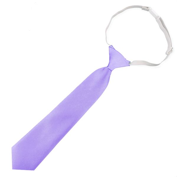 Boys Dark Lavender Pre-Tied Tie