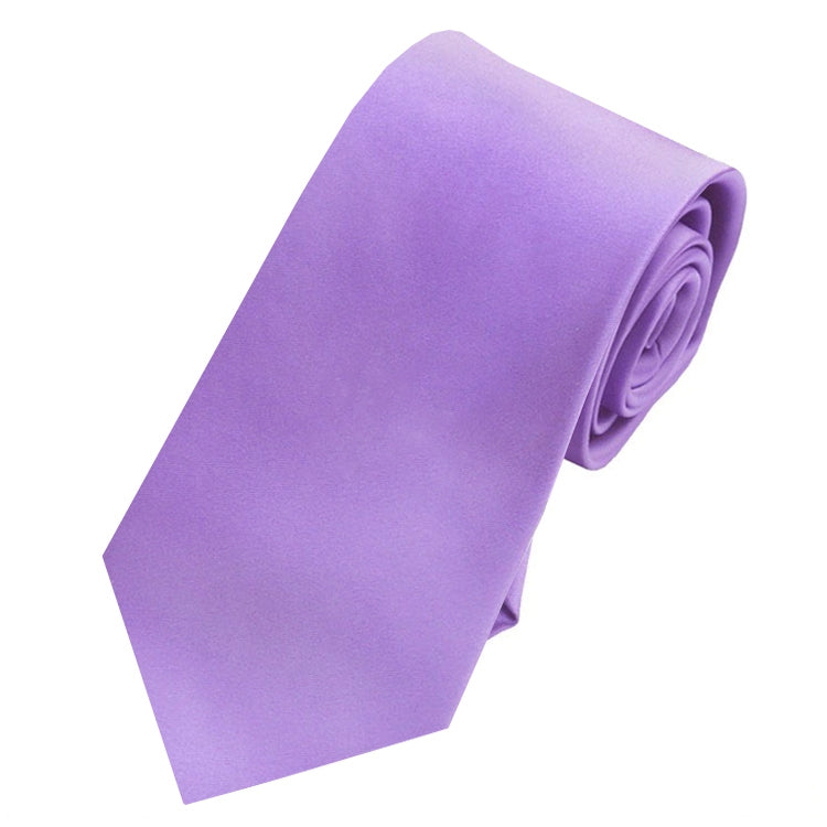 lavender slim tie
