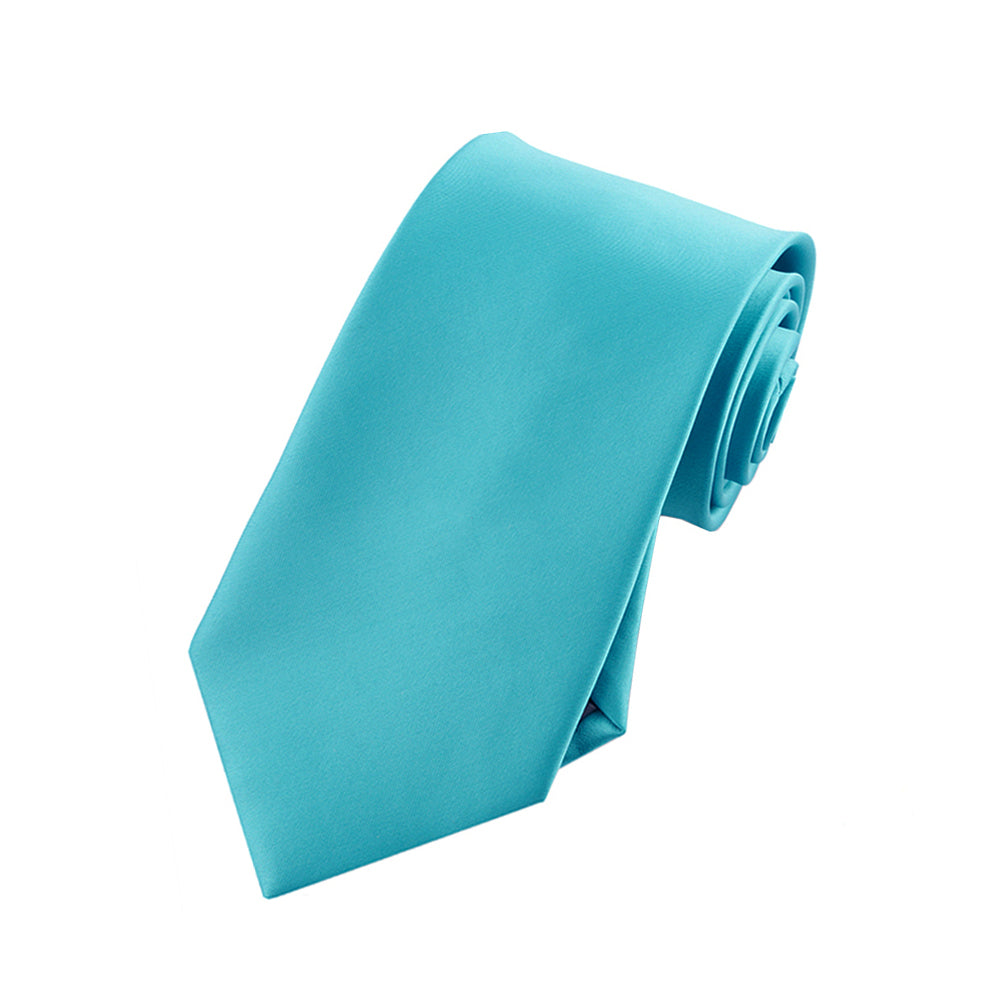Boys Dark Turquoise Aqua Tie