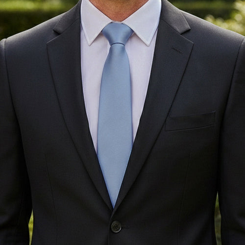 Mens Dusky Sky Blue Tie