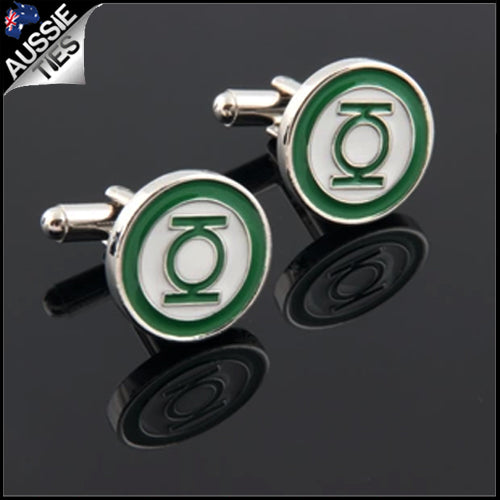 Mens Green Lantern Cufflinks