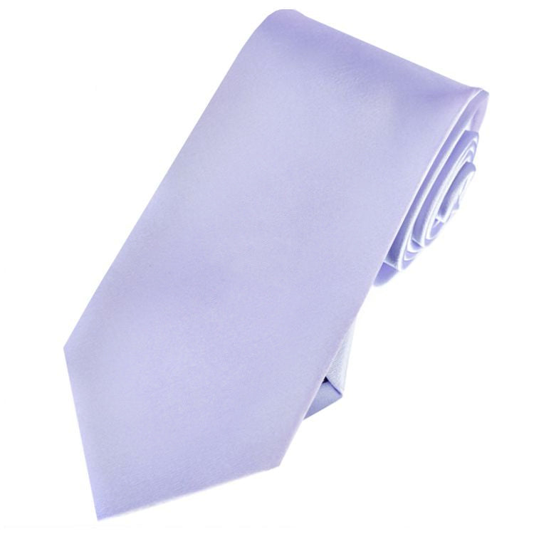 lavender purple slim tie