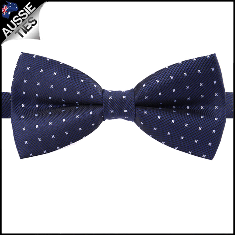 Midnight Blue with X Bow Tie