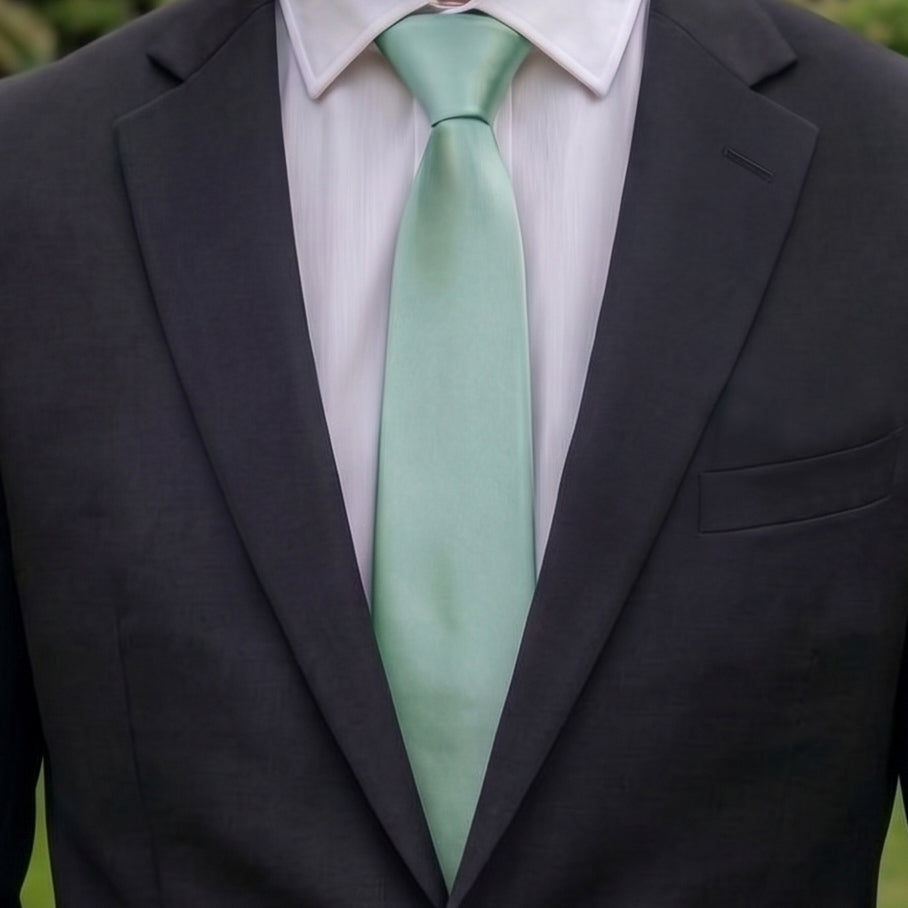 Mens Light Mint Green Tiffany Tie