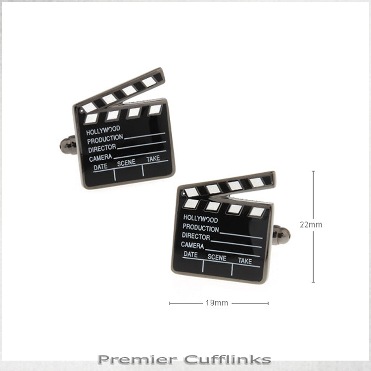 Movie Clapperboard Cufflinks