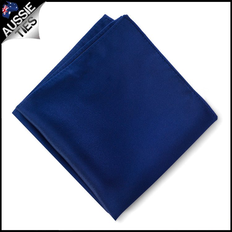 Navy Dark Royal Blue Pocket Square