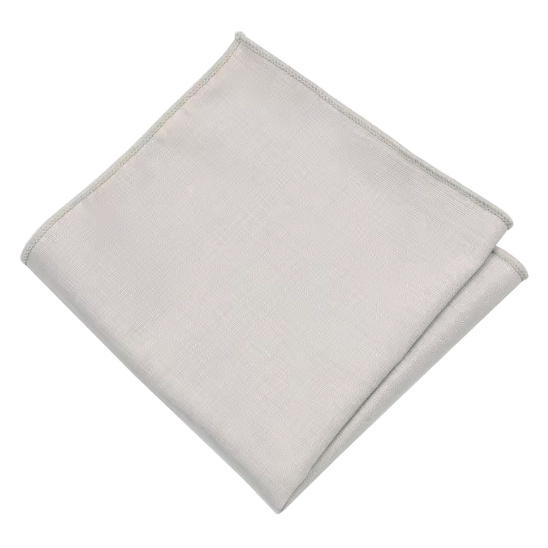 Sandstone Bamboo and Cotton Blend Skinny Tie & Pocket Square Set