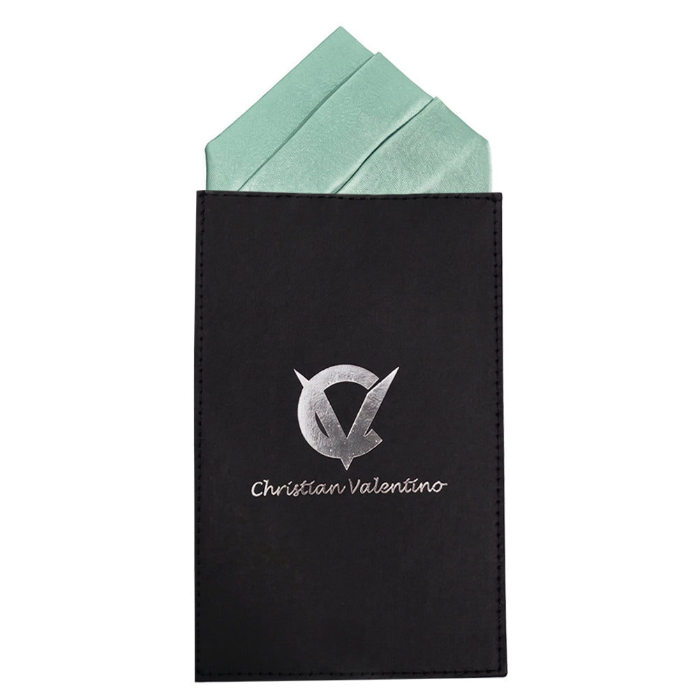 Light Denim Blue Bamboo & Cotton Blend Pocket Square