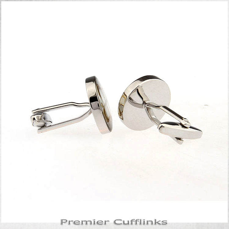 Silver and Gold Antique Design Cufflinks