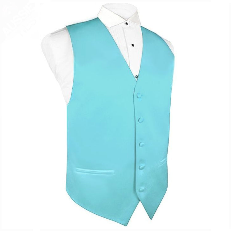 Turquoise Aqua Waistcoat Vest
