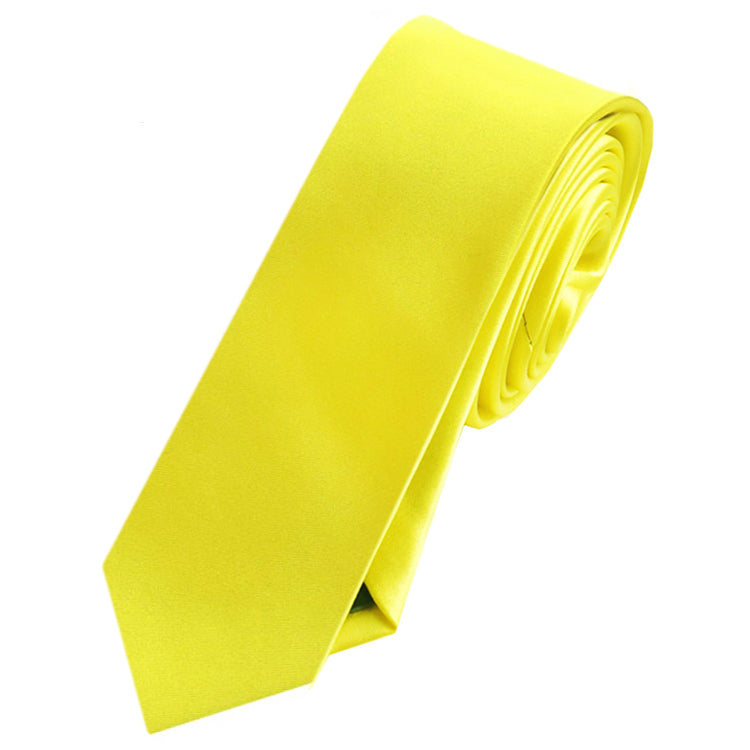 yellow skinny tie