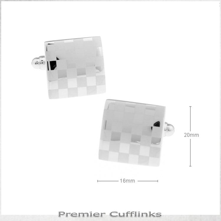 5x5 Checkboard Cufflinks