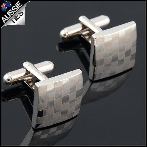 Mens 5x5 Check Board Cufflinks