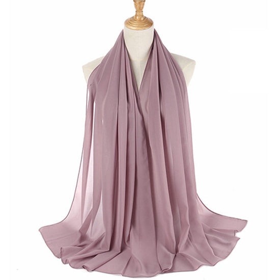 women's mushroom pink chiffon scarf