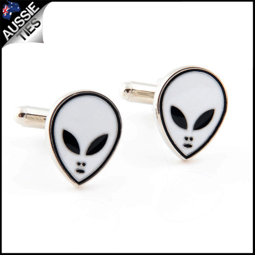 Mens Alien UFO Cufflinks