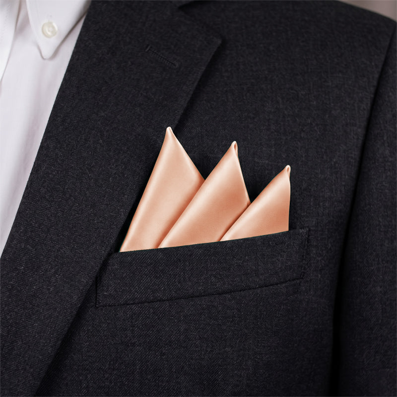 Apricot Peach Pocket Square