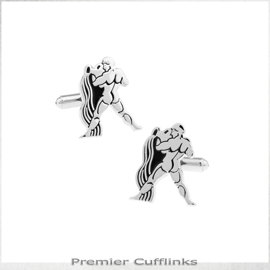 Aquarius Star Sign Cufflinks