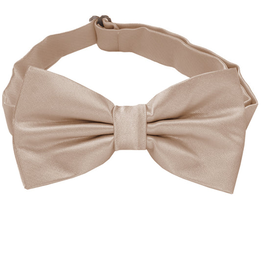 beige bow tie