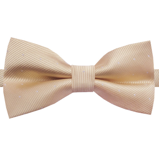 yellow with polka dots bow tie