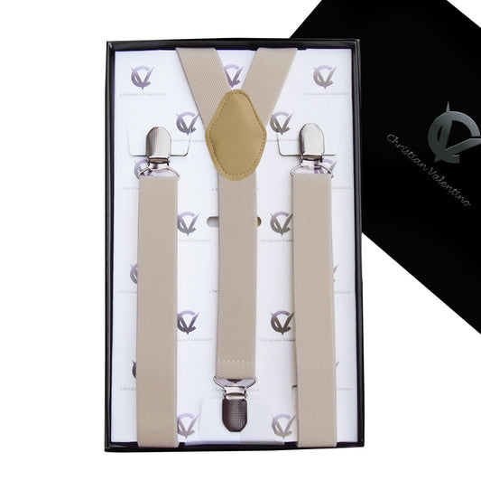 Beige Men's braces