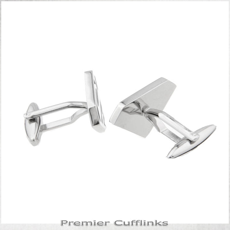 Black and Silver Superman Cufflinks