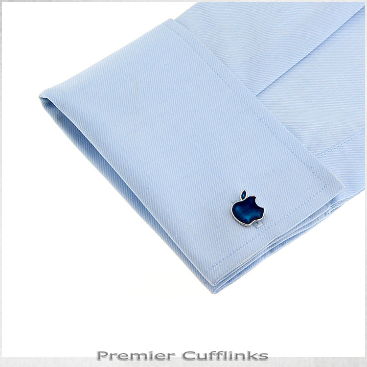 Blue Apple Cufflinks
