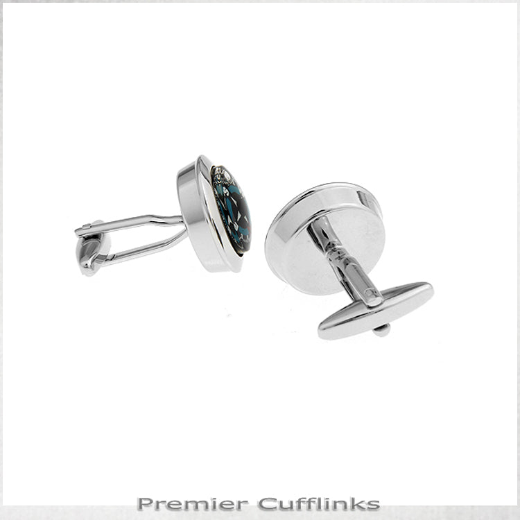Blue Compass Cufflinks
