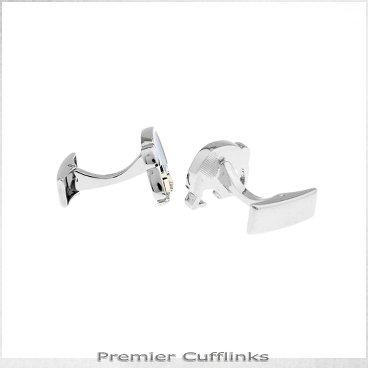 Blue Kiwi Cufflinks