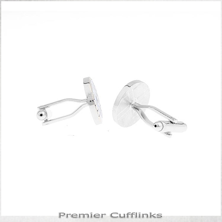 Blue Speedometer Cufflinks