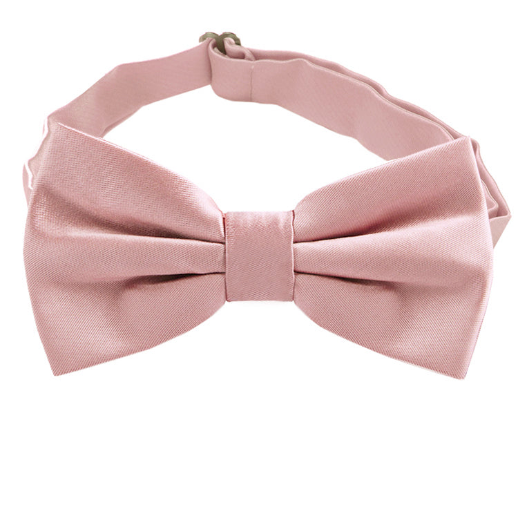 blush bow tie