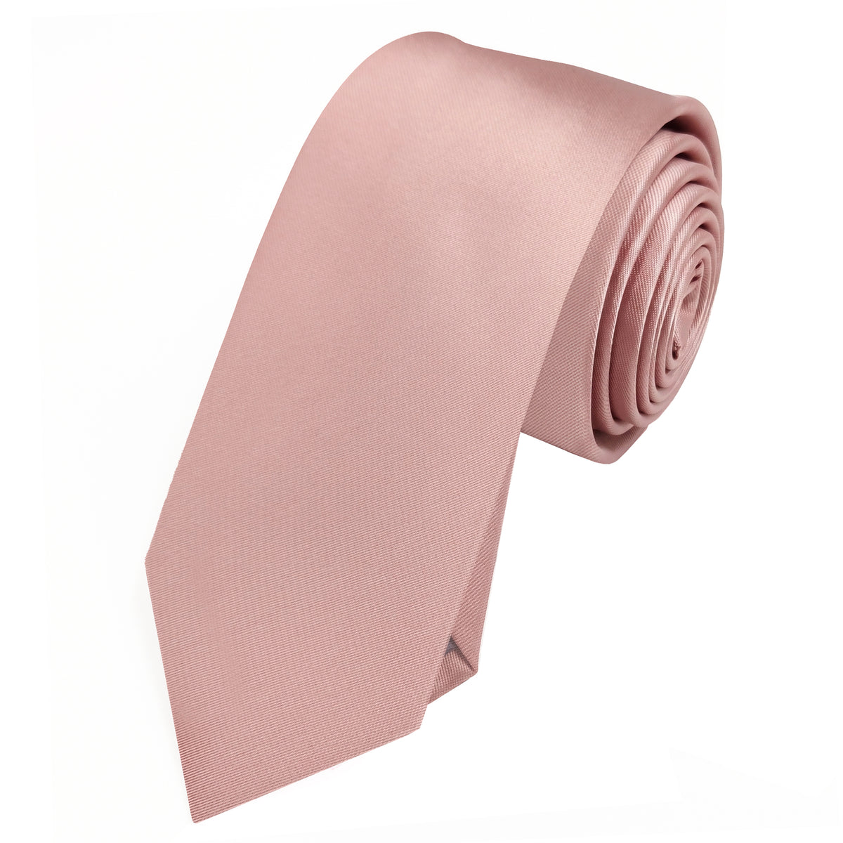 dusty pink slim tie
