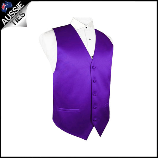 Teenage Cadbury's Amethyst Purple Waistcoat Vest