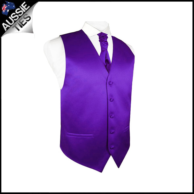 Teenage Cadbury's Amethyst Purple Waistcoat Vest
