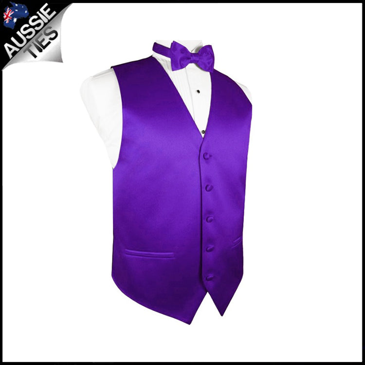 Teenage Cadbury's Amethyst Purple Waistcoat Vest