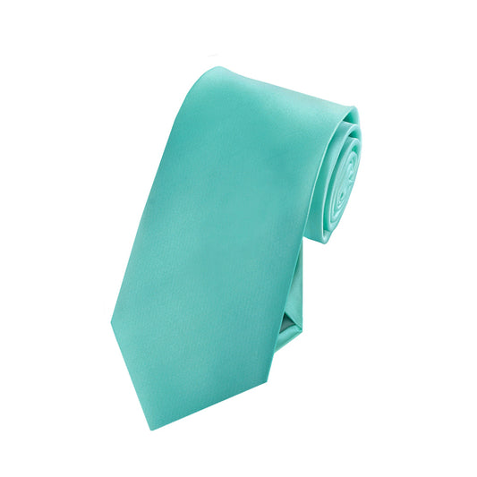 Boys Sea Mist Turquoise Green Tie