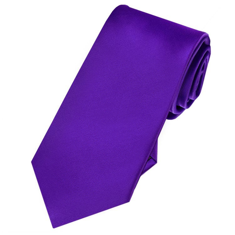 cadbury purple slim tie