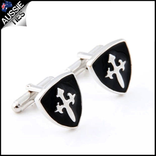 Mens Celtic Shield Cufflinks