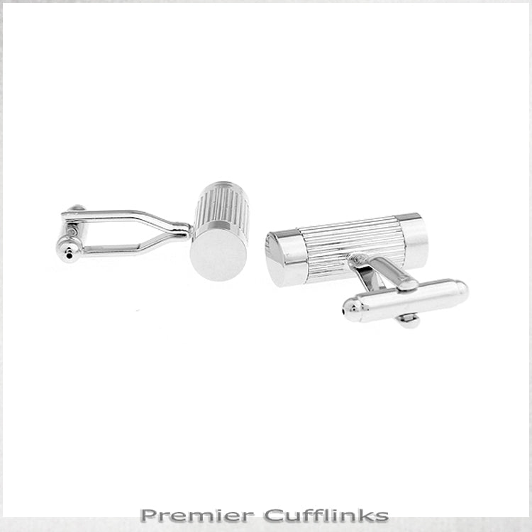 Classic Cylindrical Stud Cufflinks