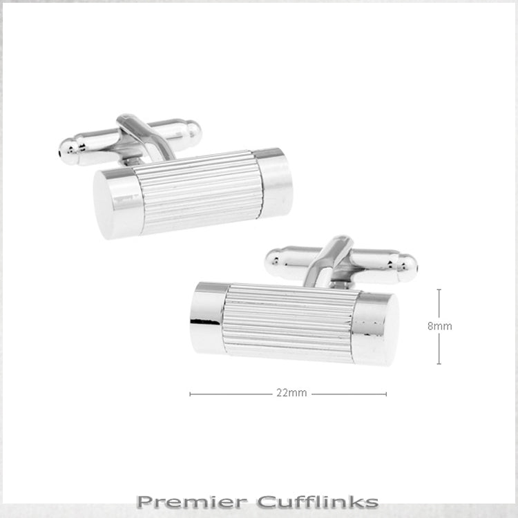 Classic Cylindrical Stud Cufflinks