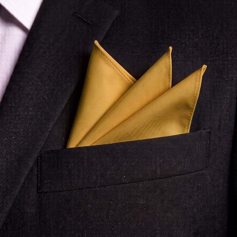 Classic Gold Pocket Square