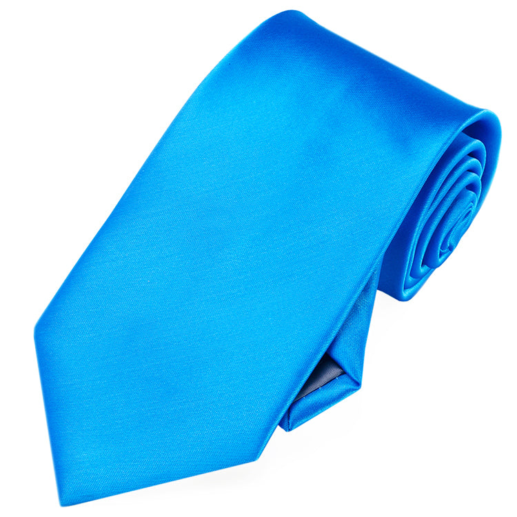 Bright blue tie