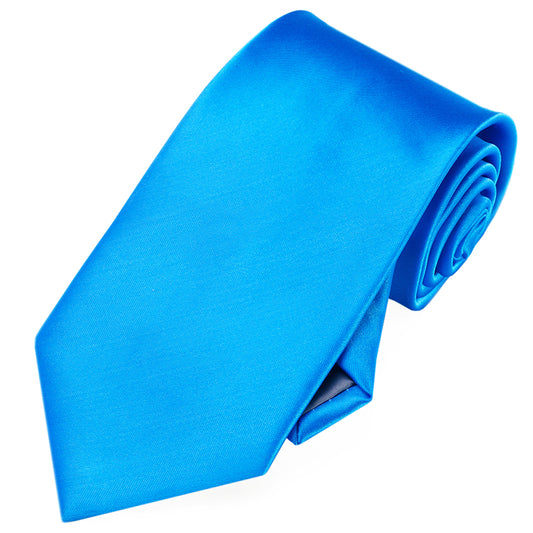 Bright blue tie