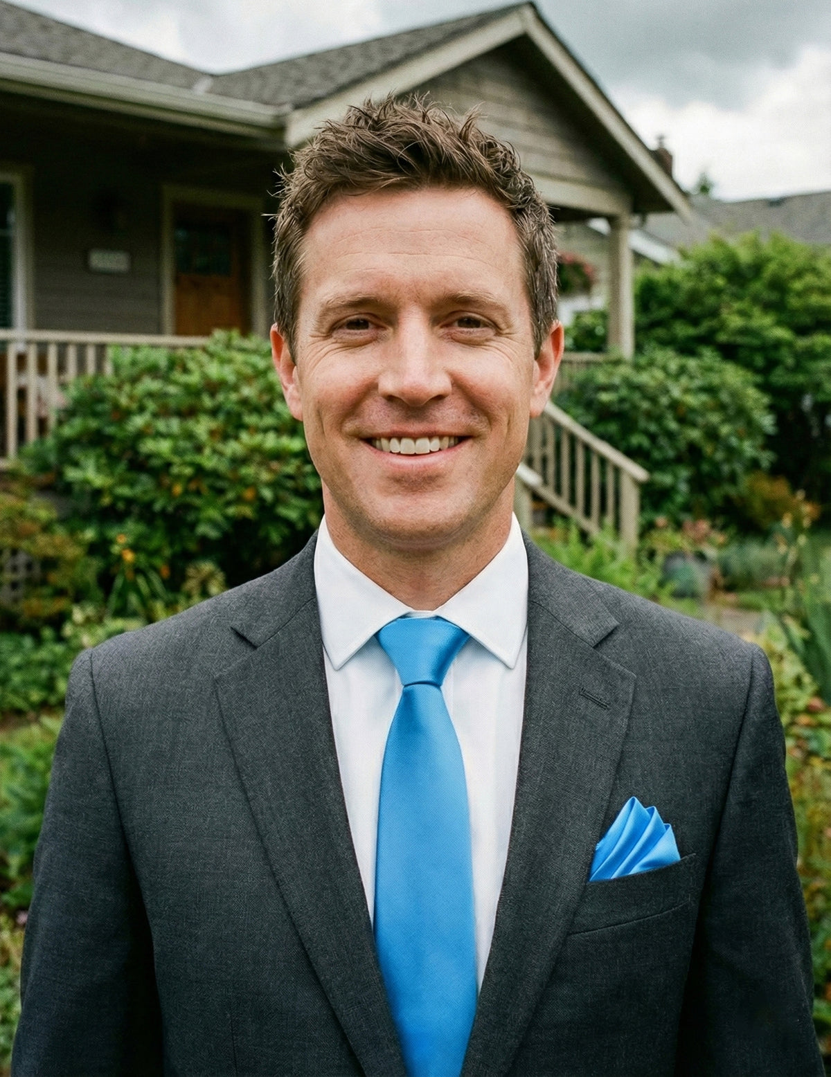 Mens Cobalt Blue Tie